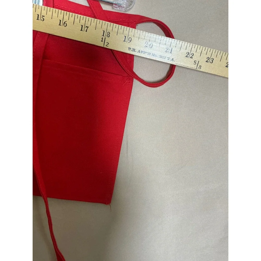 Franks RedHot Cayenne Pepper Sauce Red Waist Apron‎ 3 Pockets Server BBQ Cooking